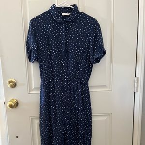 Midi dress navy cyrillus like new
